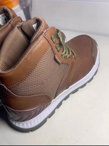 Ботинки: Зимние утепленные ботинки, натуральная кожа, толстая качественная — 17