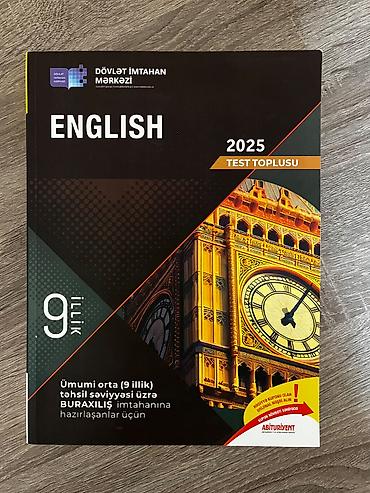 Testlər: Məhsul: “English – 2025 Test Toplusu” (Dövlət İmtahan Mərkəzi) — 1