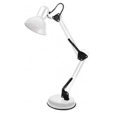 светодиодные настольные лампы: Настольная лампа- черный, белый. Тип цоколя: Е27 (Стандарт) Тип