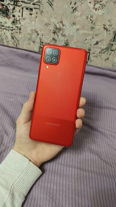 redmi note 17: Samsung Galaxy A12, Б/у, 32 ГБ, цвет - Красный, 2 SIM — 1