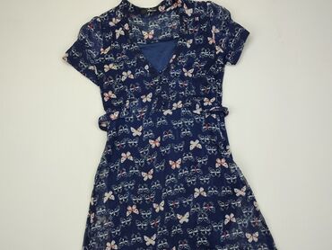 letnia niebieska sukienki damskie na ramiączka: Sukienka, M, stan - Dobry
