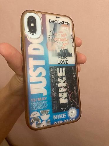 Apple iPhone: IPhone X, Б/у, 64 ГБ, White Titanium, Зарядное устройство, Защитное стекло, Чехол, 63 % — 1