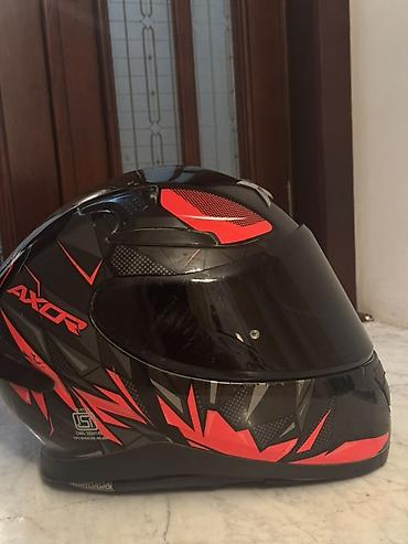 moto debilqe: AXOR tam üzlü motosiklet dəbilqəsi – “Hunter” dizaynı. - Korpus — 1