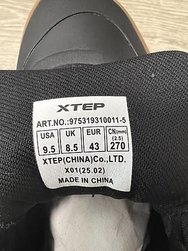 тенис: Кеды XTEP — стиль и комфорт на каждый день! 👟 ОРИГИНАЛ 🖤 Универсальный — 4