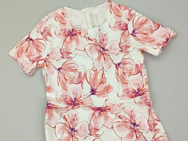 bluzki w różowe kwiaty: Sukienka, S, stan - Bardzo dobry