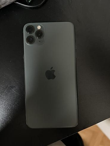 Apple iPhone: IPhone 11 Pro Max, Б/у, 256 ГБ, Matte Midnight Green, 79 % — 2