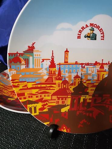 Kuhinjski setovi: Tanjiri novi Birra Moretti porcelanski. Tanjiri porcelanski Birra — 6