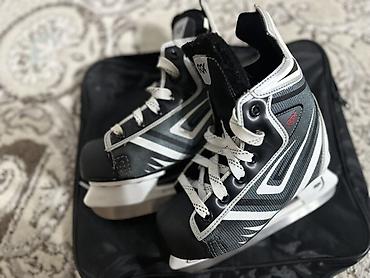 Хоккейные коньки RBK (Reebok) - Тип: хоккейные, классическая шнуровка at lalafo.kg Хоккейные коньки RBK (Reebok) - Тип: хоккейные, классическая шнуровка