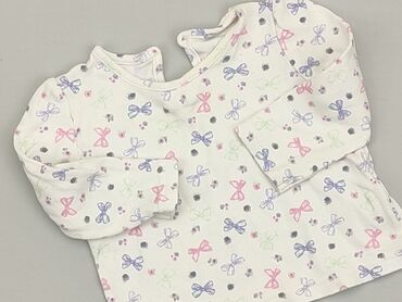 białe bluzki z kołnierzykiem: Blouse, 0-3 months, condition - Very good