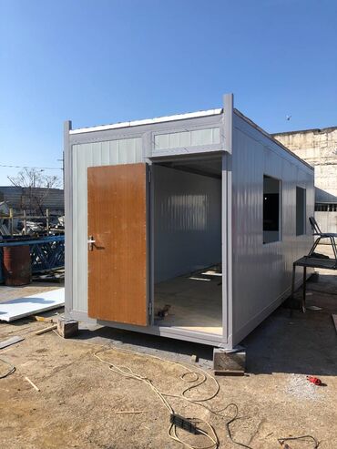 Konteynerlər: 6 və 12 metrlik konteynerlər. Ofis, anbar və soyuducu tipli — 10