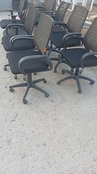 Ofis mebeli: Ofis kresloları – mesh arxa dayaqlı, yumşaq süngər oturacaqlı — 3