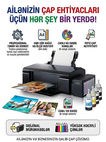 Printer və kseroks aparatları: Epson l 805 Ailənizin və biznesinizin qalib çap həlli! Epson — 1