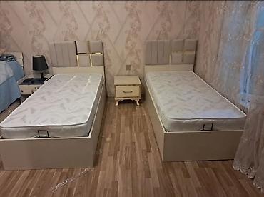 tək matras: Yeni, Təknəfərlik çarpayı, Bazalı, Matras ilə, Siyirməsiz, Azərbaycan — 2