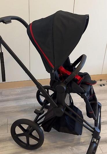 uşaq velosipedləri: Milana Cybex Priam Ferrari edition kaleska qiymeti 400man Ela — 1