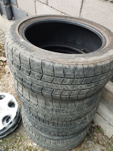 жигули донголок: Шины 215 / 55 / R 17, Зима, Б/у, Комплект, Легковые, Bridgestone