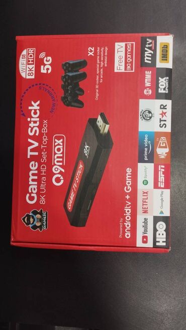 Digər oyun və konsollar: Game box tezedir. her seyi ustundedir pultlar 2 dene ici dolu oyunlar