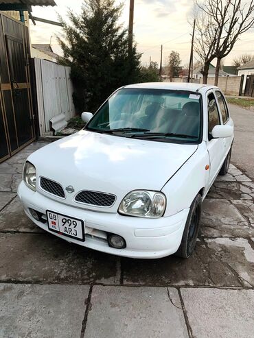 обмен на недвижимость: Nissan March: 1998 г., 1 л, Автомат, Бензин, Седан
