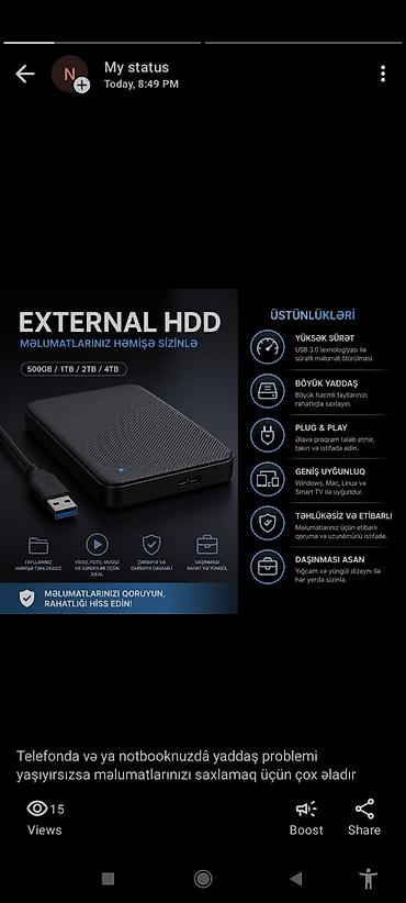 xarici sert disk: Xarici HDD – 2.5" SSD/HDD External Case (USB 3.0) - USB 3.0 yüksək — 1