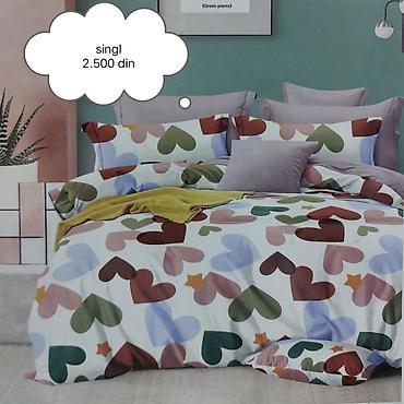 Posteljina: 🩷Singl posteljine🩷 🩵Čaršaf-160*220 🩷Jorganska navlaka-140*200 — 20