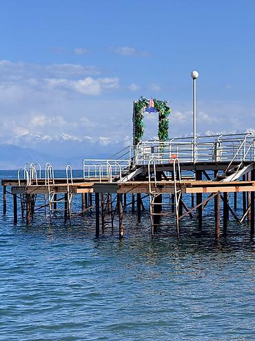 Иссык-Куль 2026: Квартира, клубный дом ЦО Радуга West, Кош-Кол, Детская площадка, Парковка, стоянка, Охраняемая территория — 12