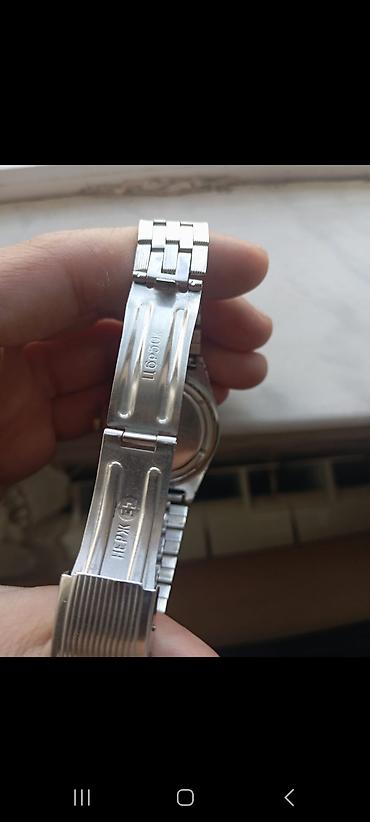 saat sovet: Sovet istehsalı SLAVA mexaniki qol saatı - Model: SLAVA, “26 JEWELS” — 1