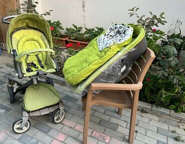 Modullu arabalar: Stokke 2/1 kalyaska, 100AZN, Lazimi butun eshayasi movcuddur. Ishlek