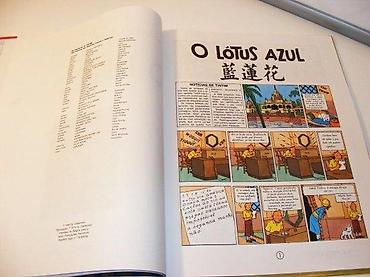lotus lux: Herge Tintim - As aventuras de Tintim O lotus azulDIFUSAO — 4