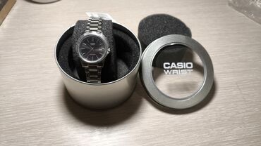 часы rado оригинал: Классические часы, Casio, Титан, Япония, Водонепроницаемые, Унисекс, Новый