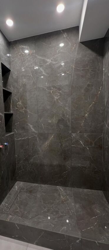 Укладка плитки: Подготовка стен для укладки, Подготовка стен для грунтовки, Резка плитки | Керамогранитая плитка, Мозаичная плитка, Стеклянная плитка | Вертикальная укладка, Диагональная укладка, Горизонтальная укладка Больше 6 лет опыта — 5