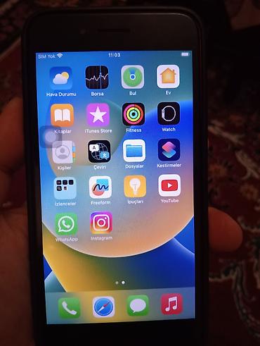 iphone 15 pro qara: IPhone 8 Plus, 64 GB, Qırmızı, Barmaq izi — 5