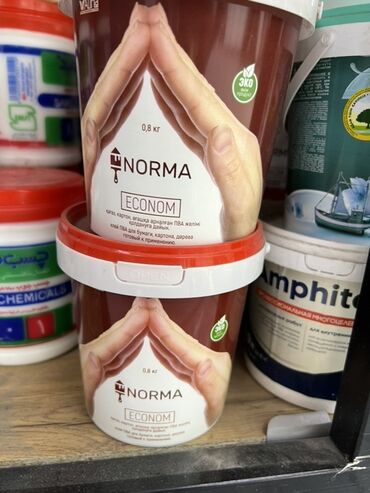 l o c многофункциональное чистящее средство: Клей ПВА «Норма Econom» в удобном ведре объемом 0,8 кг. Подходит для
