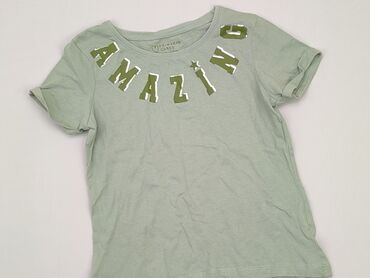 sukienka cekinowa zielona: T-shirt, Primark, 9 years, 128-134 cm, condition - Very good