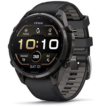 380: Garmin Fenix 9 Pro 47mm Carbon Gray DLC Titanium / Black-Pebble Grey — 3
