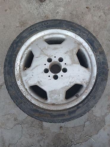 меняю диски 17: Литой диск с шиной Pirelli - Диск: легкосплавный, 5-спицевый — 4
