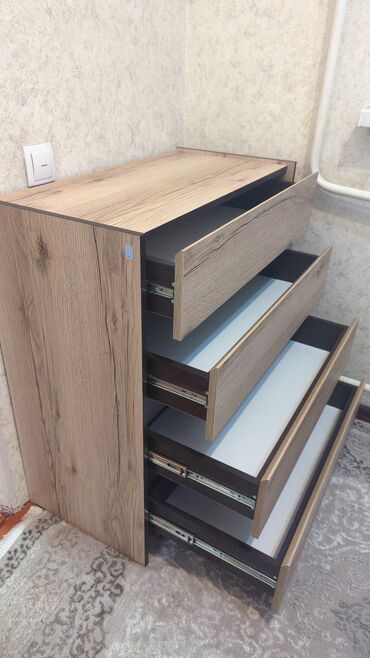 Спальные гарнитуры: Спальный гарнитур, Б/у, Шкаф, Комод, Тумба, ДСП, Самовывоз — 14