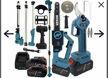 Baštenski alati i oprema: Cena 13.500 Bežični baštenski set 3 u 1 48V- aku testera, makaze za — 8