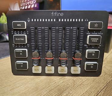 активный микшер: Аудиомикшер Fifine AmpliGame SC3 (Gaming Mixer), цвет черный — 1