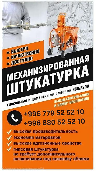 Механизированная штукатурка стен и потолков. Что выполняем: -