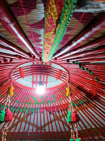 Аренда юрт: Аренда юрты, Каркас Деревянный, 85 баш, Стол, Стулья, Казан — 7