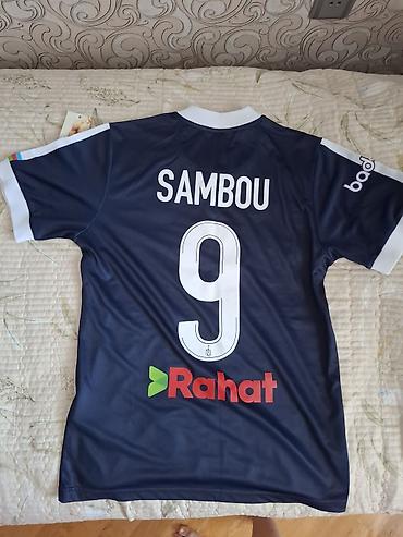 Kişi geyimləri: Futbolka, Errea, L, rəng - Göy — 2