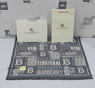 ponço: Burberry şərf/ponço, qadınlar üçün - Material: 65% kaşmir, 35% ipək — 2