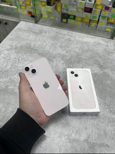 Apple iPhone: IPhone 13, Б/у, 128 ГБ, Розовый, Коробка, 81 %