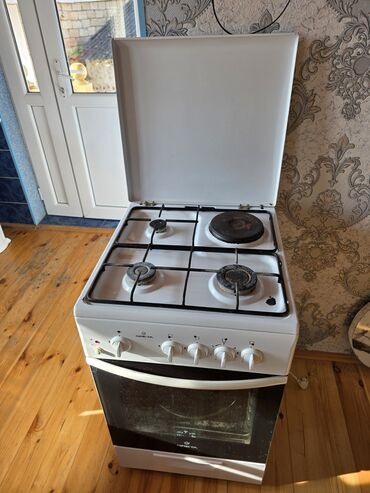 Plitələr və bişirmə panelləri: Plitə Qarışıq, Ayrıca dayanan, 4 gözlü, Yeni — 8