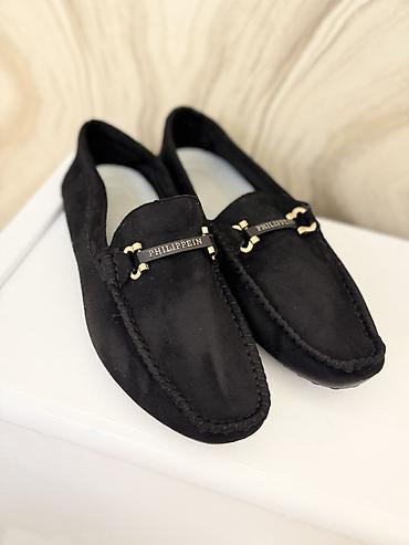 Ayaqqabılar: Məhsul: Qara mokasin ayaqqabı - Material: yumşaq süet toxuma - Rəng — 3