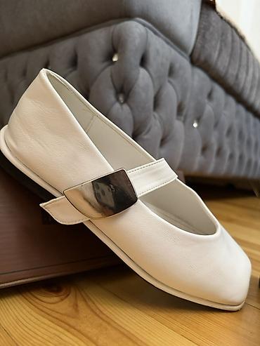 solo shoes: Baletkalar, Ölçü: 40, rəng - Ağ, İşlənmiş — 2