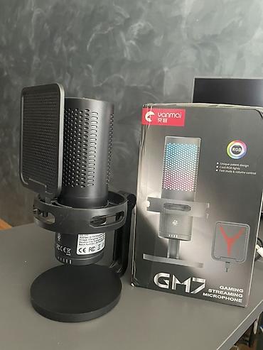 Yanmai GM7 USB Gaming/Streaming Mikrofonu - RGB işıqlandırma: rəngli