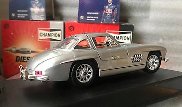 Avtomobil modelləri: Коллекционная модель Mercedes-Benz 300SL Coupe W198 Silver 1954 — 13