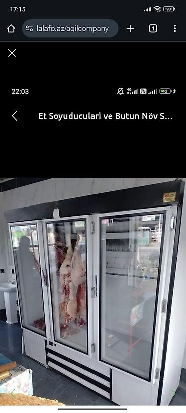 kabab vitrini: Et Şkaf Soyuducularin Hazirlanmasi, Her Ölçüde ve Rengde Hazirliyib — 5