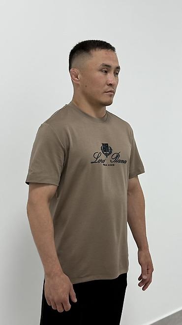 Эркектердин футболкасы, M, L, XL, Loro Piana, Жаңы, түсү - Ак, Өзү алып кетүү, Акысыз жеткирүү, Акылуу жеткирүү