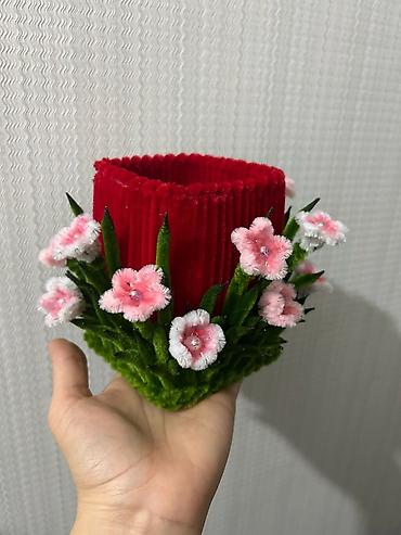 təbaşir və pastel: Əl işı: dekorativ qələm/qələmqabı və ya şam qabı - Materiallar — 1